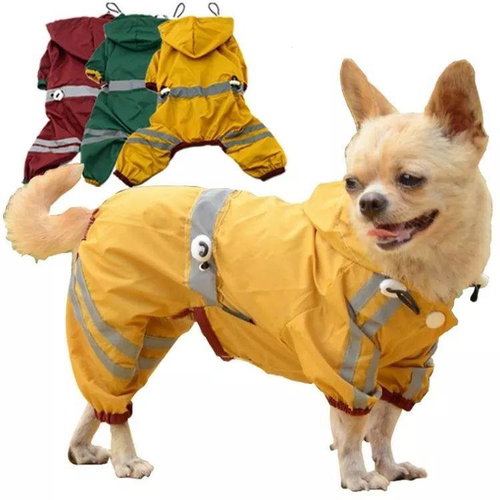 Surtep Cape for dog yellow size. L - Dog Raincoat - Main image