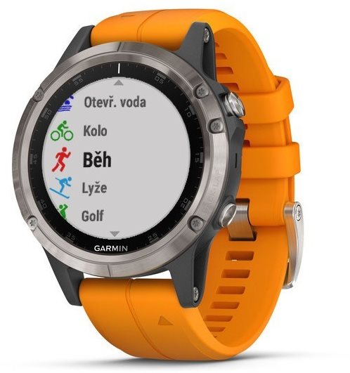 Fenix 5 clearance plus sapphire orange