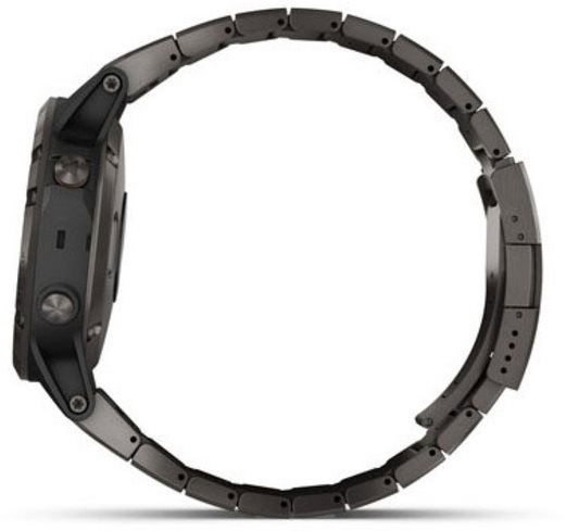 Garmin Fenix 5 Plus Carbon Gray DLC Titanium Optic DLC Titanium Band Smart Watch Alza.cz