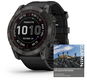 Garmin Fenix 7X Sapphire Solar Carbon Gray DLC Titanium/Black Band - Chytré hodinky