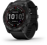 Garmin Fenix 7X Sapphire Solar Black DLC Titanium/Black Band - Smart Watch