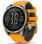 Garmin Fenix 8 47mm AMOLED Sapphire Titanium Orange/Graphite - Chytré hodinky