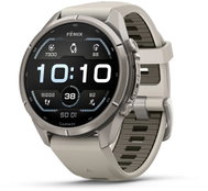 Garmin Fenix 9 Pro 43mm AMOLED Titanium Fog Gray/Dark Sandstone - Smart Watch