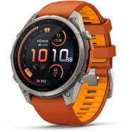 Garmin Fenix 9 Pro 47mm inReach Titanium, Autumn Orange/Spark Orange - Smart Watch