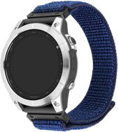 FIXED Nylon Sporty Strap pro Garmin QuickFit 22mm tmavě modrý - Řemínek