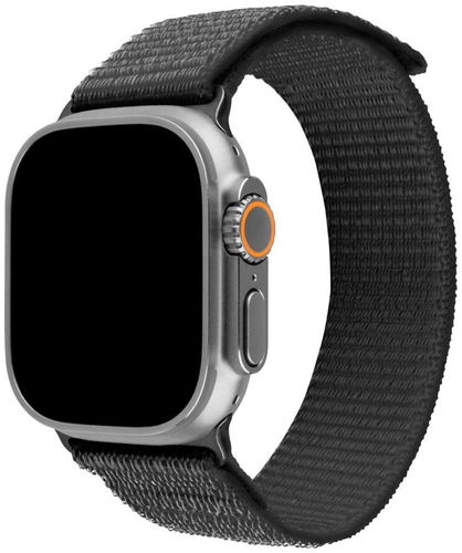 FIXED Nylon Sporty Strap pro Apple Watch Ultra 49mm tmavě šedý - Řemínek - Hlavní obrázek