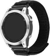 FIXED Nylon Sporty Strap pro Garmin QuickFit 26mm černý - Řemínek