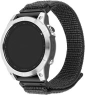 FIXED Nylon Sporty Strap for Garmin QuickFit 26mm dark grey - Watch Strap