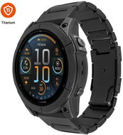 FIXED titanový pro Garmin QuickFit 22mm, černý - Řemínek