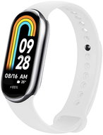 FIXED Silicone Strap for Xiaomi Smart Band 10/9/8 white - Watch Strap