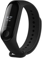 FIXED Silicone Strap pro Xiaomi Mi Band 3/4 černý - Řemínek