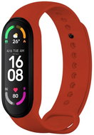 FIXED Silicone Strap for Xiaomi Band 7/ Mi Band 6/ Mi Band 5 red - Watch Strap