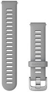 Garmin Quick Release (18 mm) Silicone, Powder Grey - Silver - Watch Strap