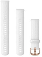 Garmin Quick Release (18 mm) Silicone, White - Rose Gold - Watch Strap