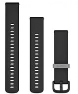 Garmin Quick Release (20 mm) Silicone, Black - Slate - Watch Strap