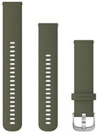 Garmin Quick Release (20 mm) silicone, Moss - Silver - Watch Strap