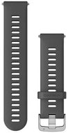 Garmin Quick Release (22 mm) Silicone, Slate Grey - Silver - Watch Strap
