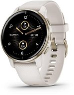 Garmin Venu 2 Plus Cream Gold/White Band - Smart Watch
