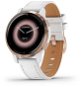 Garmin Venu 2S Rose Gold/White Leather Band - Smart Watch