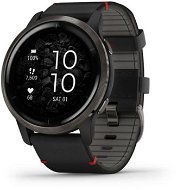 Garmin Venu 2 Slate/Black Leather Band - Smartwatch