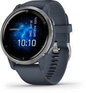 Garmin Venu 2 Silver / Granite Blue Band - Smart Watch