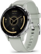 Garmin Venu 3S Silver/Sage Gray Band - Chytré hodinky