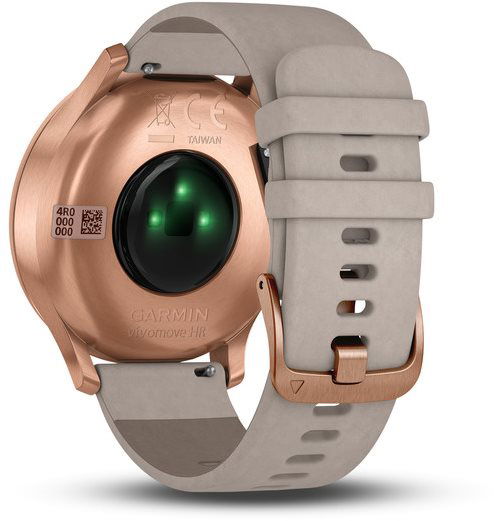 Garmin vívomove optic premium sales rose gold gray suede