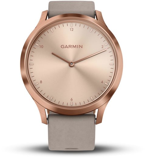 Garmin vívomove optic premium sales rose gold gray suede