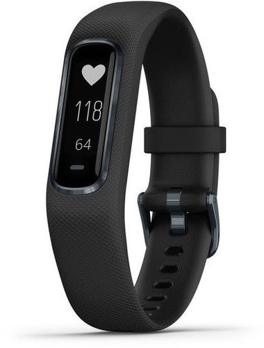 Garmin vivoSmart4 Black/Slate (méret: L) - Okoskarkötő - Fő fotó