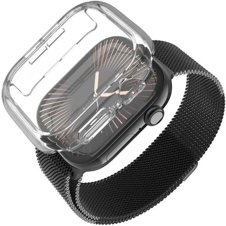 FIXED Pure Apple Watch Series 10 46 mm tok - edzett üveg, átlátszó