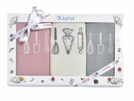 PRAKTIK Kitchen utensils tea towel gift set, 3 pcs - Kitchen Towel