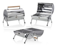 PROGARDEN Grill portable cylindrical 41×36cm stainless steel - Grill