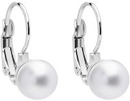 Preciosa Perlové náušnice Silky Pearl s voskovými perlami Preciosa, bílý mat - Náušnice