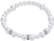 Preciosa Perlový náramek Silky Pearl s voskovými perlami Preciosa, bílý mat - Bracelet