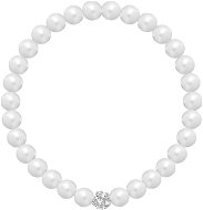 Preciosa Perlový náramek Velvet Pearl s voskovými perlami Preciosa, bílý - Bracelet