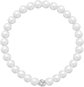 Bracelet Preciosa Pearl bracelet Velvet Pearl with wax pearls Preciosa, white - Náramek