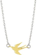 Preciosa Gold plated silver necklace Avignon, swallow Preciosa - Necklace