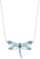 Preciosa Silver necklace Viva, dragonfly with cubic zirconia Preciosa - Necklace