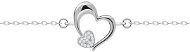 Preciosa Stříbrný náramek Tender Heart, srdce s kubickou zirkonií Preciosa - Bracelet