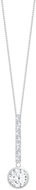 Preciosa Silver pendant with chain Lucea with cubic zirconia Preciosa, white - Necklace