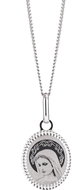 Preciosa Silver pendant with chain Virgin Mary, medallion Preciosa - Necklace