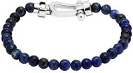 Preciosa Bracelet made of surgical steel Lapis with natural stones - Bracelet