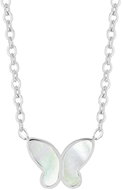 Preciosa Mother of Pearl Butterfly Pearl Necklace - Necklace