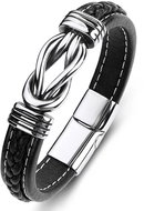 Predator Q1 Garnet men's bracelet black 25 cm - Bracelet