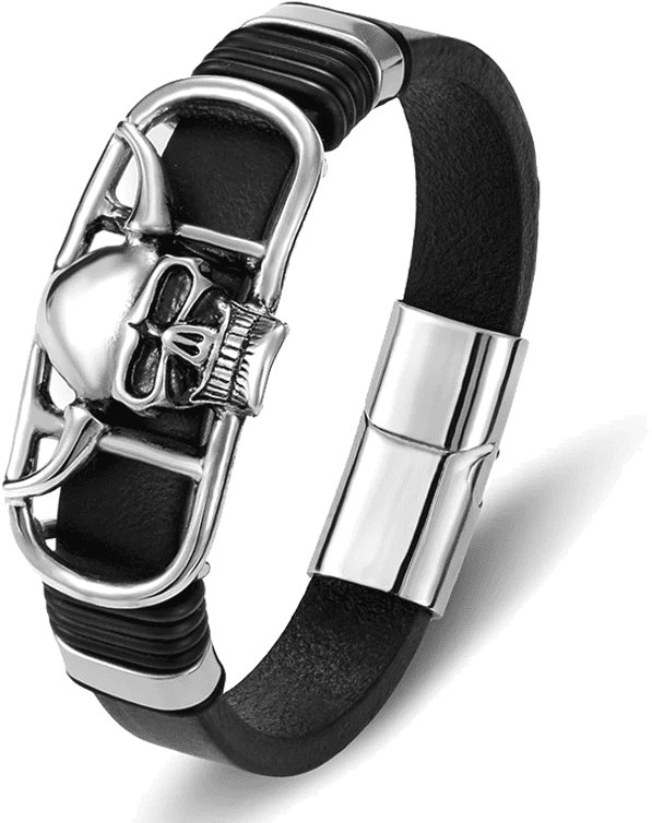 Predator Q1 Stormleaf, férfi, Halálfej, fekete, 21,5 cm