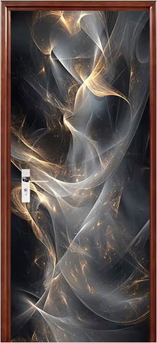 Predator Q1 Self-adhesive 2D wallpaper for doors, smoke screen - Self-Adhesive Wallpaper - Main image