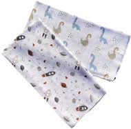 PREM INTERNATIONAL Gift packing diapers Universe and Brontosaurus 70 × 70 cm pack 2 pcs - Cloth Nappies
