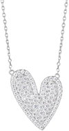 Preciosa Silver necklace Pure Love, heart with cubic zirconia (Ag 925/1000, 5 g) - Necklace