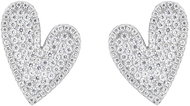 Preciosa Silver Earrings Pure Love, heart with cubic zirconia (Ag 925/1000, 4 g) - Earrings