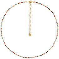 Preciosa Pozlacený bižuterní náhrdelník Glowline s českým křišťálem Preciosa - Necklace